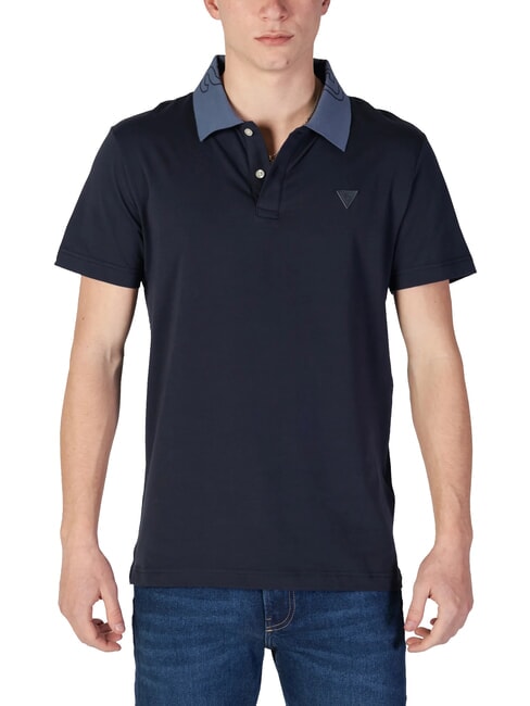 GUESS NOLAN SS Stretch short sleeve polo smartblue - Polo shirt