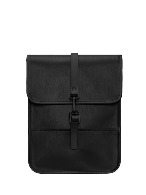 RAINS BACKPACK MICRO Tablet backpack black grain - Backpacks & School and Leisure