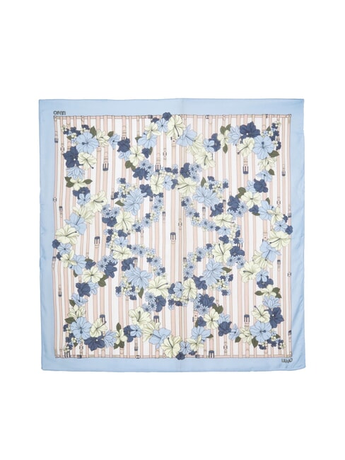 LIUJO FLOWER METALLERIA Scarf with print sky - Scarves