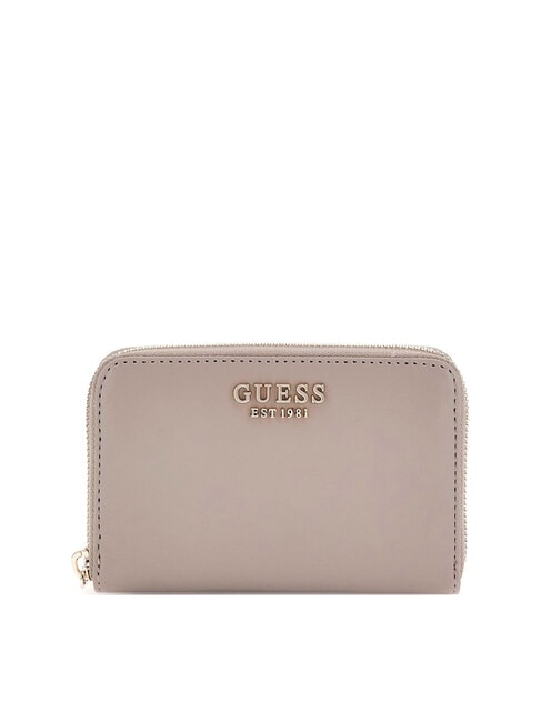 GUESS LAUREL  Medium Wallet, Zip Around dark taupe - Women’s Wallets