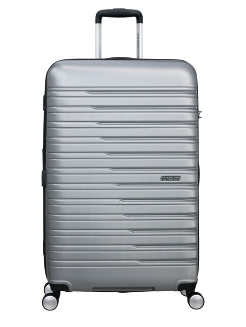 AMERICAN TOURISTER FLASHLINE Large expandable trolley skysilver - Rigid Trolley Cases
