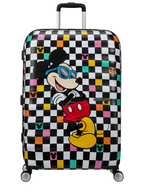 AMERICAN TOURISTER WAVEBREAKER DISNEY  Large Trolley mickey check - Rigid Trolley Cases