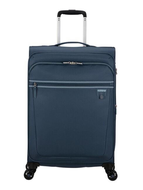 AMERICAN TOURISTER AEROSPIN  Medium Trolley, Expandable indigo - Semi-rigid Trolley Cases