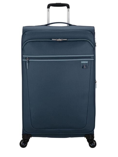 AMERICAN TOURISTER AEROSPIN Large, expandable trolley indigo - Semi-rigid Trolley Cases
