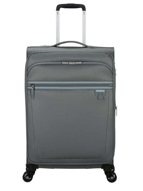 AMERICAN TOURISTER AEROSPIN  Medium Trolley, Expandable stone basalt - Semi-rigid Trolley Cases