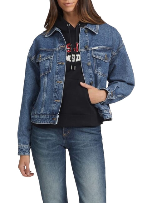 GUESS JEANS OVERSIZE TRUCKER JACKET  Denim jacket gj medium wash - Women's Jackets