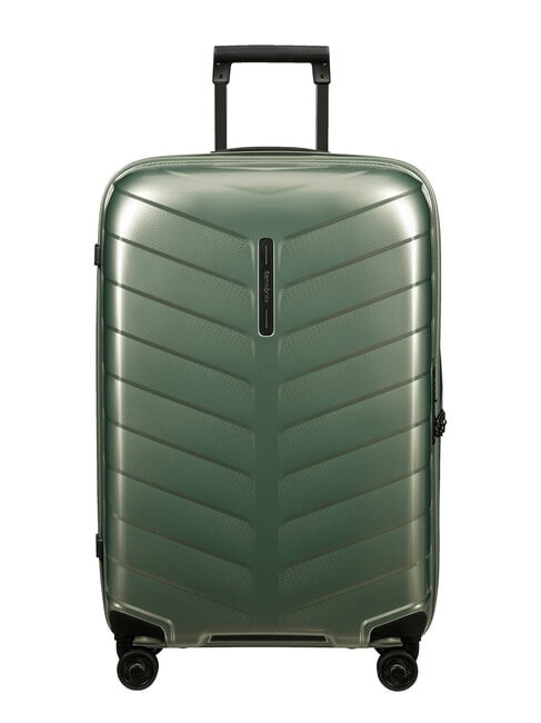 SAMSONITE ATTRIX Medium size trolley basil green - Rigid Trolley Cases