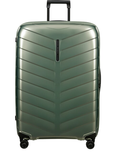 SAMSONITE ATTRIX Extra large size trolley basil green - Rigid Trolley Cases