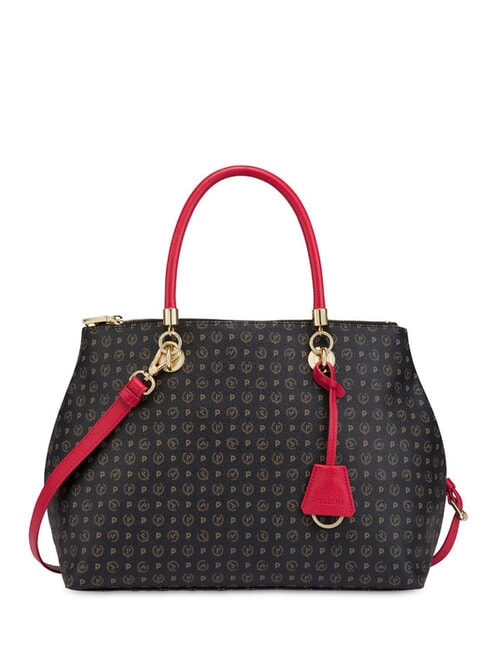 POLLINI HERITAGE  Bag with shoulder strap black lacquer - Women’s Bags