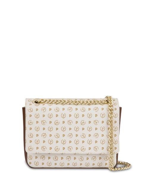 POLLINI Heritage Classic Shoulder bag ivory / brown - Women’s Bags