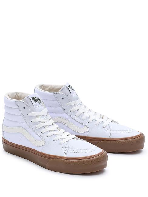 VANS UA SK8-HI VR3 High leather sneakers Marshmallow - Unisex shoes