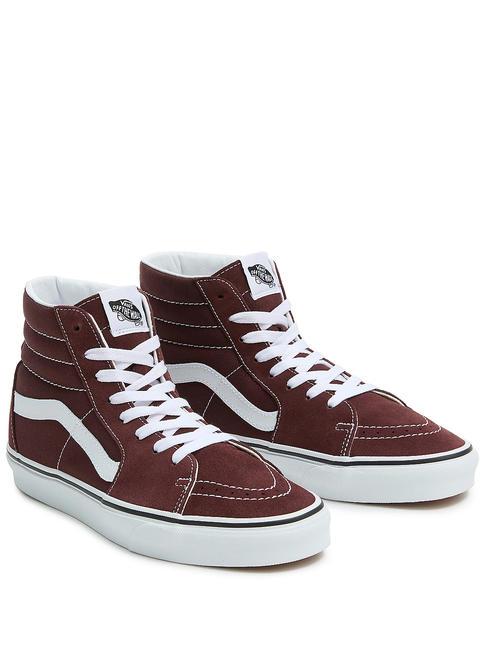 VANS UA SK8-HI Leather sneakers color theory bitter chocolate - Unisex shoes