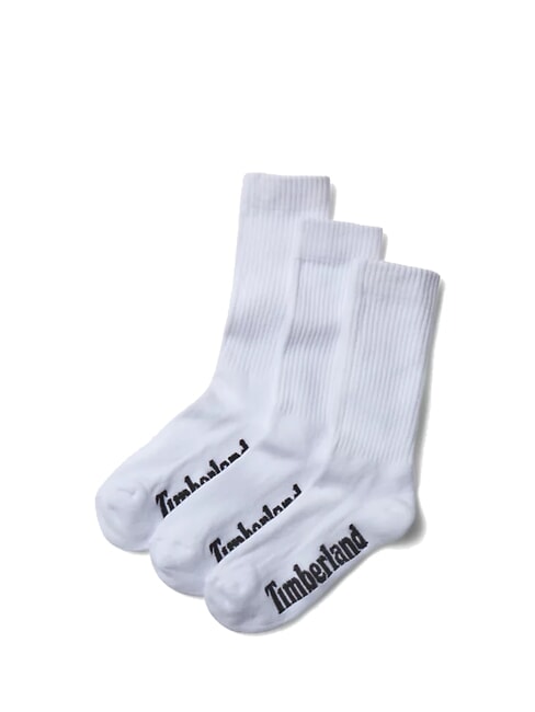 TIMBERLAND CORE SPORT CREW 3 pairs of socks white - Men's Socks
