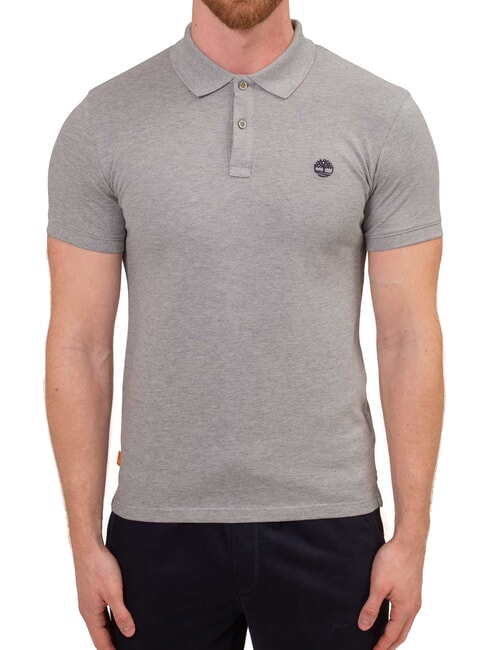 TIMBERLAND OYSTER RIVER Short-sleeved polo shirt medium gray heather - Polo shirt