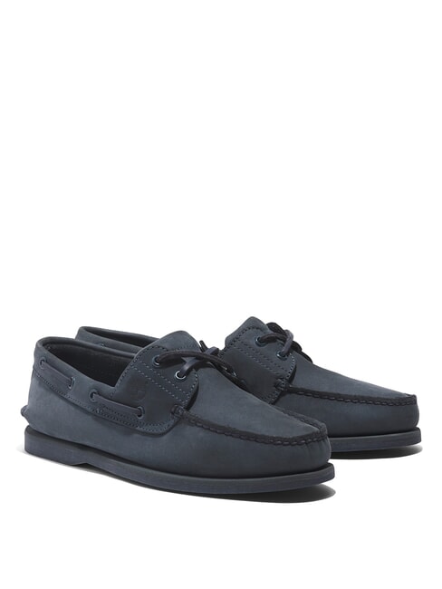 TIMBERLAND CLASSIC BOAT  Suede boat shoes dark blue nubuck - Men’s shoes