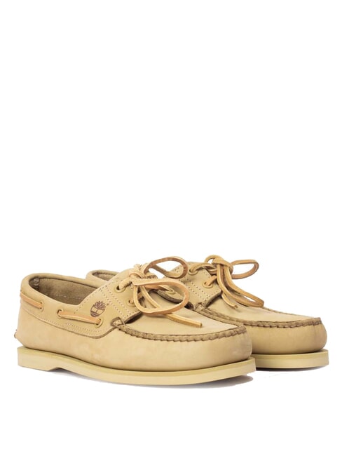 TIMBERLAND CLASSIC BOAT  Suede leather lace-up shoes light beige - Men’s shoes