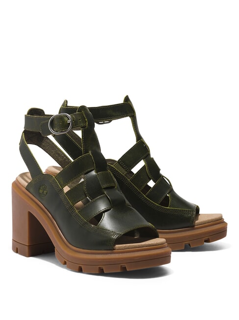 TIMBERLAND ALLINGTON HEIGHTS High leather sandals dark green - Women’s shoes