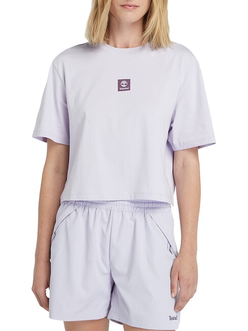 TIMBERLAND STACK LOGO  Cotton T-Shirt pastel lilac - T-shirt