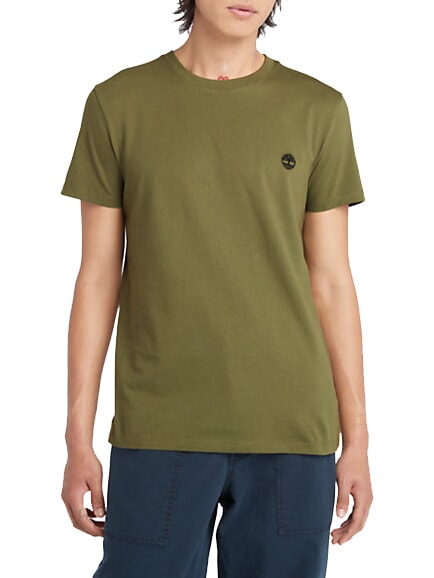 TIMBERLAND SS DUNRIVER CREW Cotton T-shirt sphagnum - T-shirt