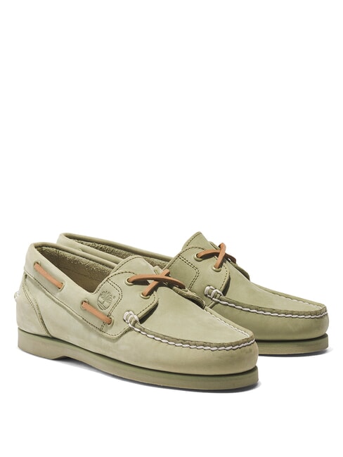 TIMBERLAND CLASSIC BOAT Suede boat shoes light green - Women’s shoes