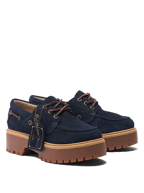 TIMBERLAND STONE STREET  Leather shoes dark blue - Women’s shoes