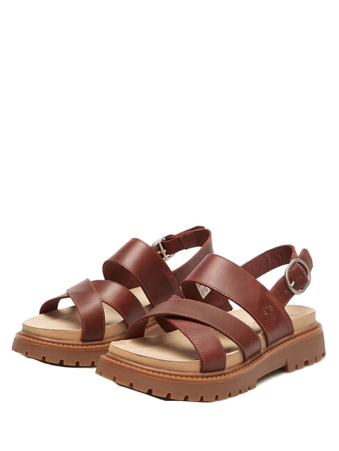 TIMBERLAND CLAIREMONT WAY Sandals dark red full grain - Women’s shoes