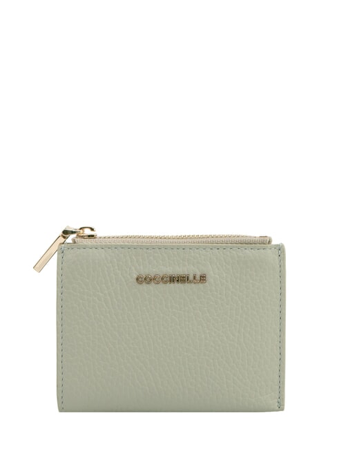 COCCINELLE METALLIC SOFT  Leather key ring/coin purse mulberry - Key holders