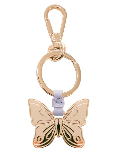 COCCINELLE BASIC METAL Leather and metal keychain lav./lav. - Key holders