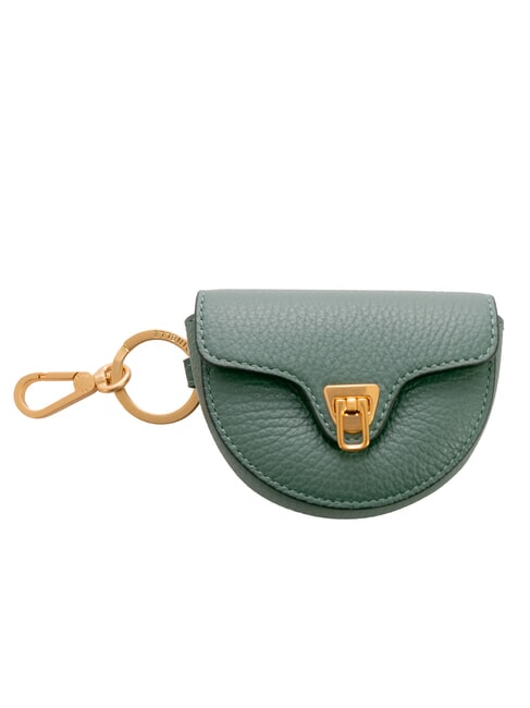 COCCINELLE BEAT SOFT  Leather key case kale greens - Key holders