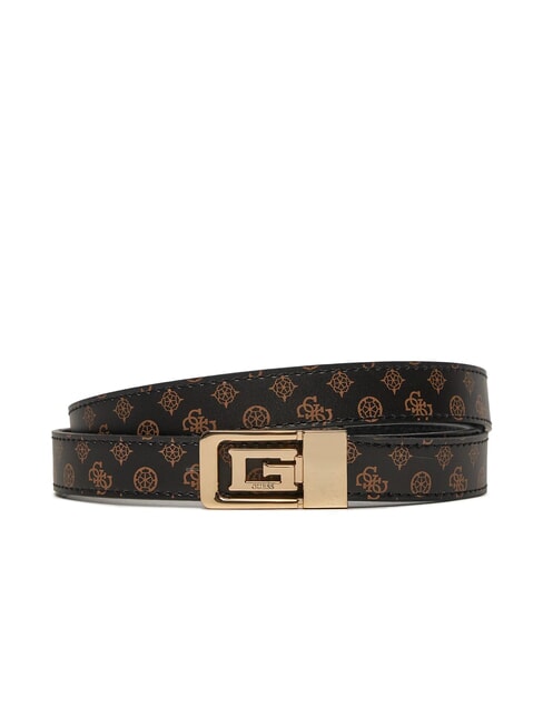GUESS ARLENA Shortenable belt vikky large roo tote bag mochalog - Belts