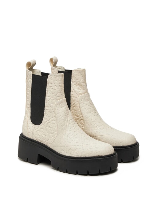 GUESS SHUZE Slip-on chelsea boots WHITE / BLACK - Women’s shoes