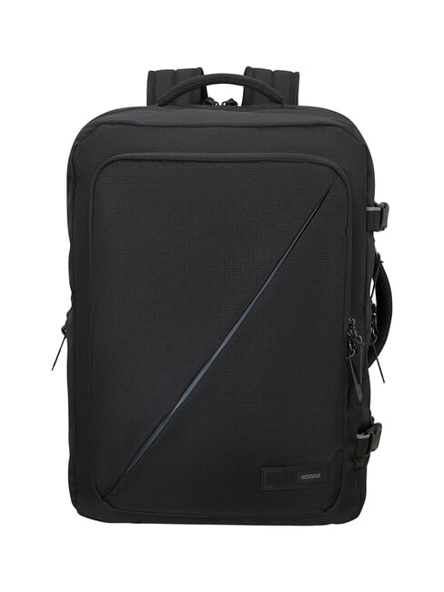 AMERICAN TOURISTER TAKE2CABIN L EXPANDER 17.3" laptop backpack, expandable BLACK - Laptop backpacks