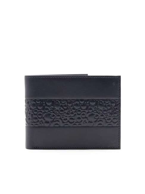 ROCCOBAROCCO VERTIGO Leather wallet 8cc blue - Men’s Wallets