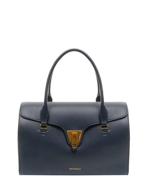 COCCINELLE BEAT Leather handbag midnight blue - Women’s Bags