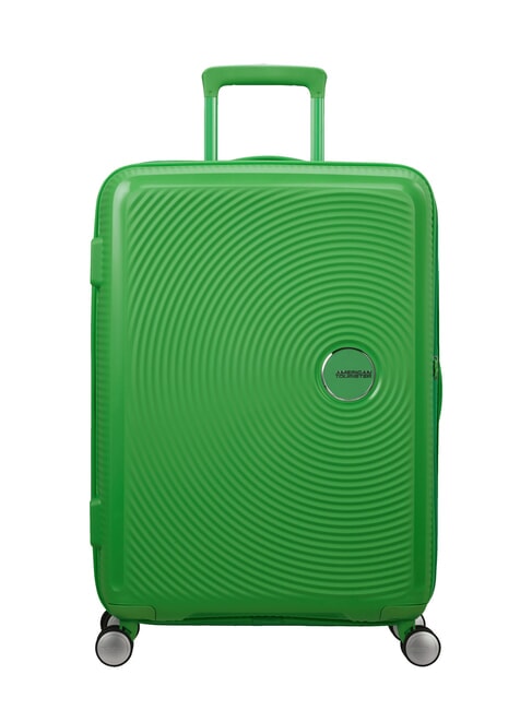 AMERICAN TOURISTER SOUNDBOX SPINNER Medium trolley, expandable grass green - Rigid Trolley Cases