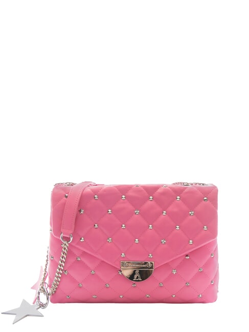 L'ATELIER DU SAC MATELASSE Quilted shoulder bag flamingo - Women’s Bags