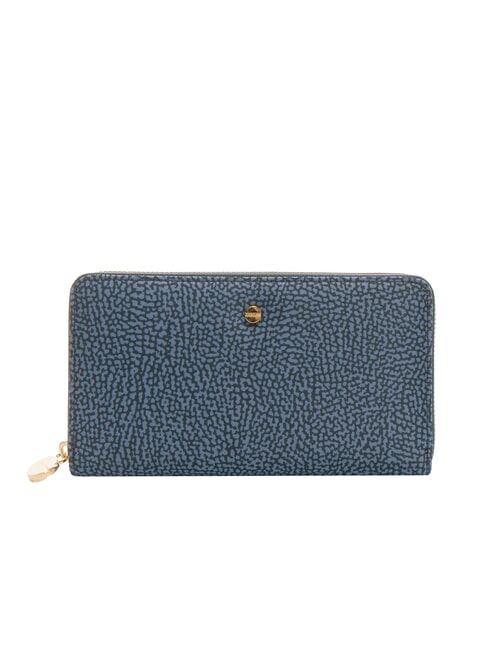 BORBONESE CLASSICA Zip Around Wallet denim - Women’s Wallets