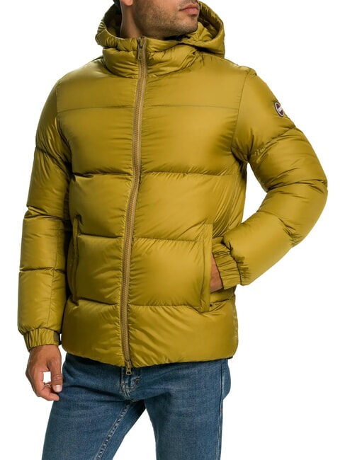 COLMAR E CONCRETE Down jacket with hood licorice - Men's down jackets