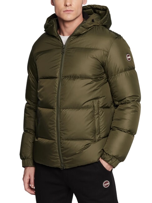 COLMAR E CONCRETE Down jacket with hood bush - Men's down jackets