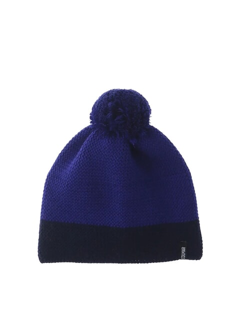 COLMAR TURNER Hat with cuff and pom pom abyss blue airforce - Hats