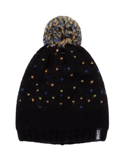 COLMAR CHARMY KIDS Hat with pom pom black-cobalt-tangier - Baby Hat