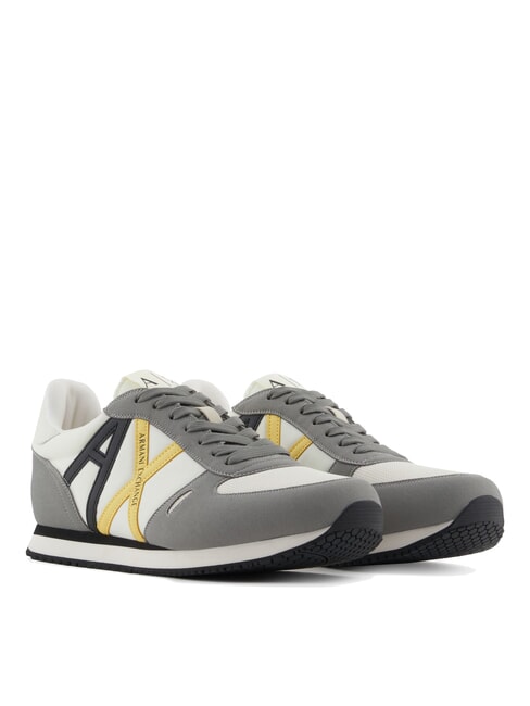 ARMANI EXCHANGE RIO Low sneakers neutral grey+off white - Men’s shoes