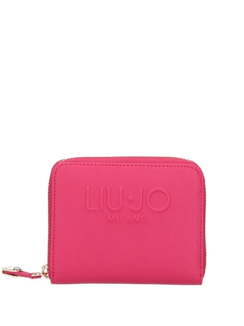 LIUJO CALIWEN S Small zip around wallet dark pink - Women’s Wallets