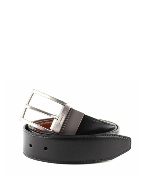 THE BRIDGE STORY Reversible leather belt Black - Belts