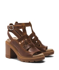 TIMBERLAND ALLINGTON High leather sandals full grain rust - Women&rsquo;s shoes - 1