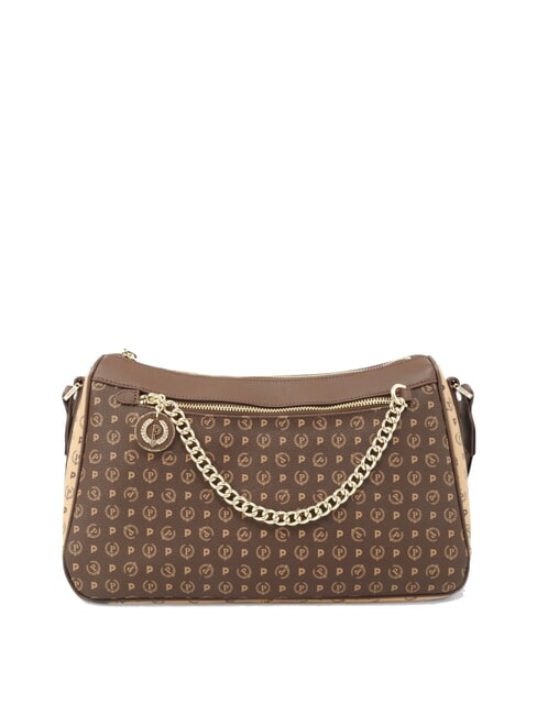 POLLINI HERITAGE Color block shoulder bag brown / cream - Women’s Bags