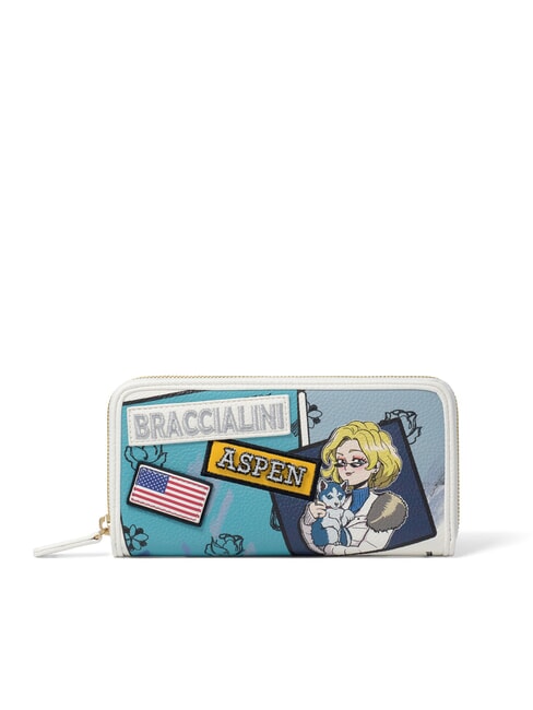 BRACCIALINI CARTOLINE Aspen Zip Around Wallet multi - Women’s Wallets