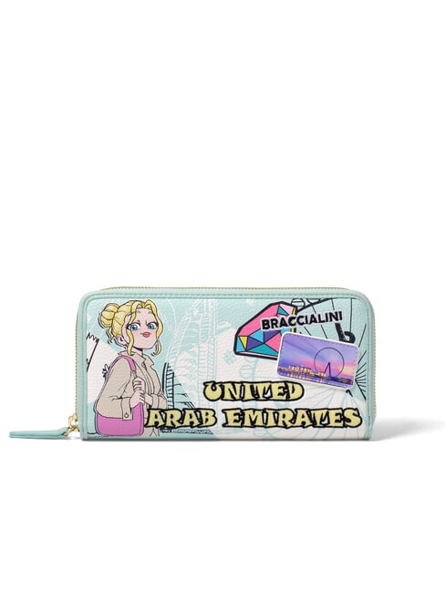 BRACCIALINI TUA CARTOLINE Emirates  Zip Around Wallet multi - Women’s Wallets