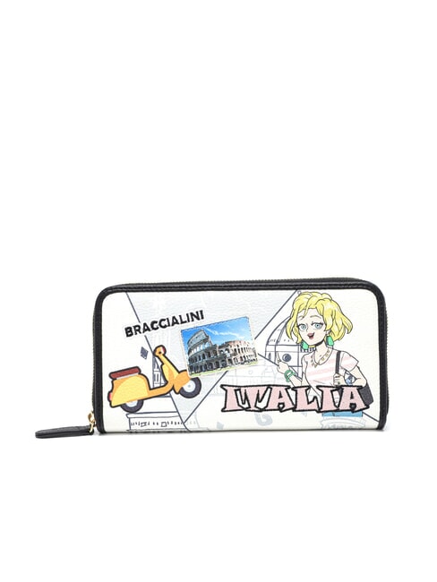 BRACCIALINI TUA CARTOLINE Italia Zip Around Wallet multi - Women’s Wallets