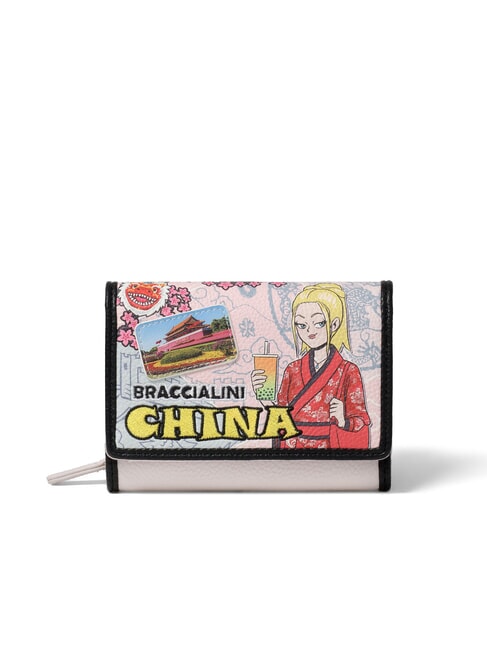 BRACCIALINI TUA CARTOLINE China Wallet with coin purse multi - Women’s Wallets